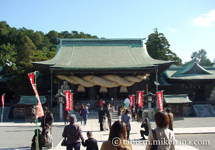 宮地嶽神社 日本最大級の注連縄