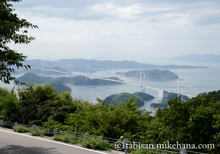 亀老山展望台からの景観
