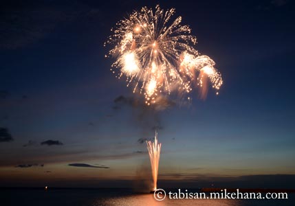 豊浦祭りおまけの花火･･･
